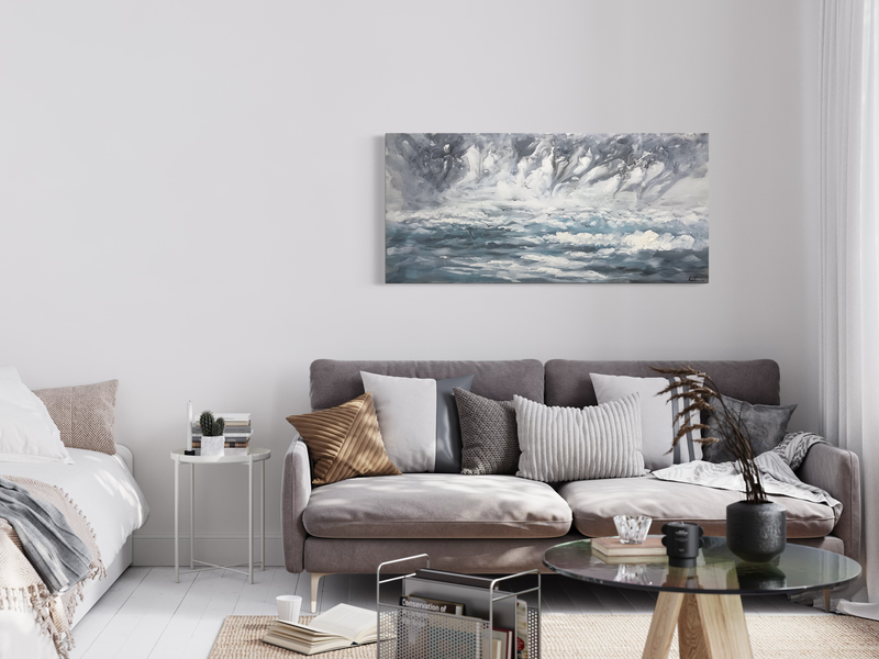 En tavla med ett hav