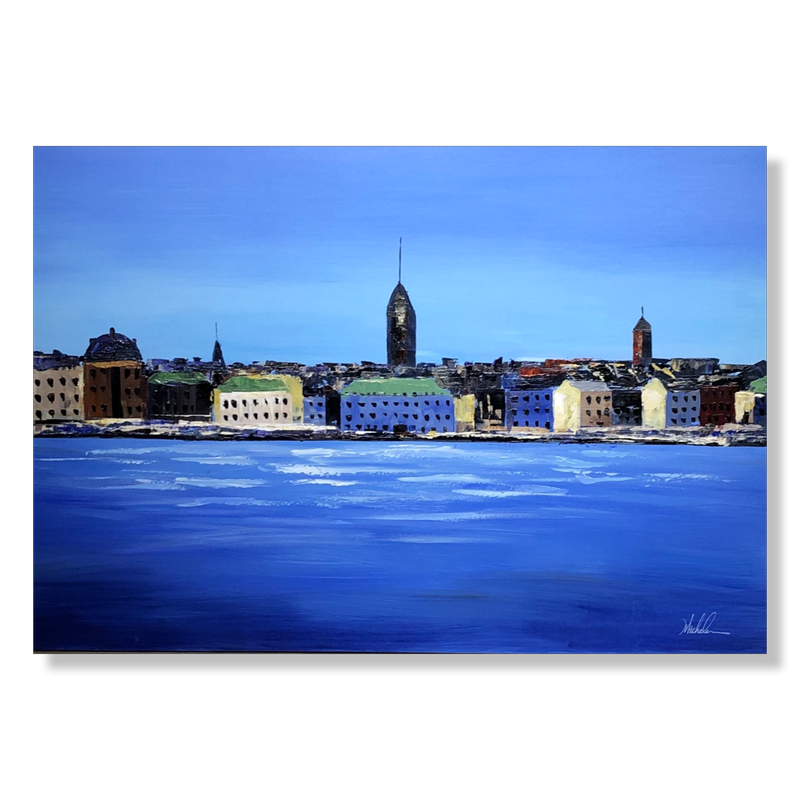 En målning med stockholmsmotiv