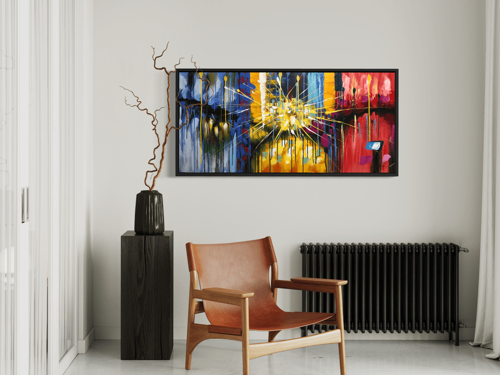 En abstrakt målning