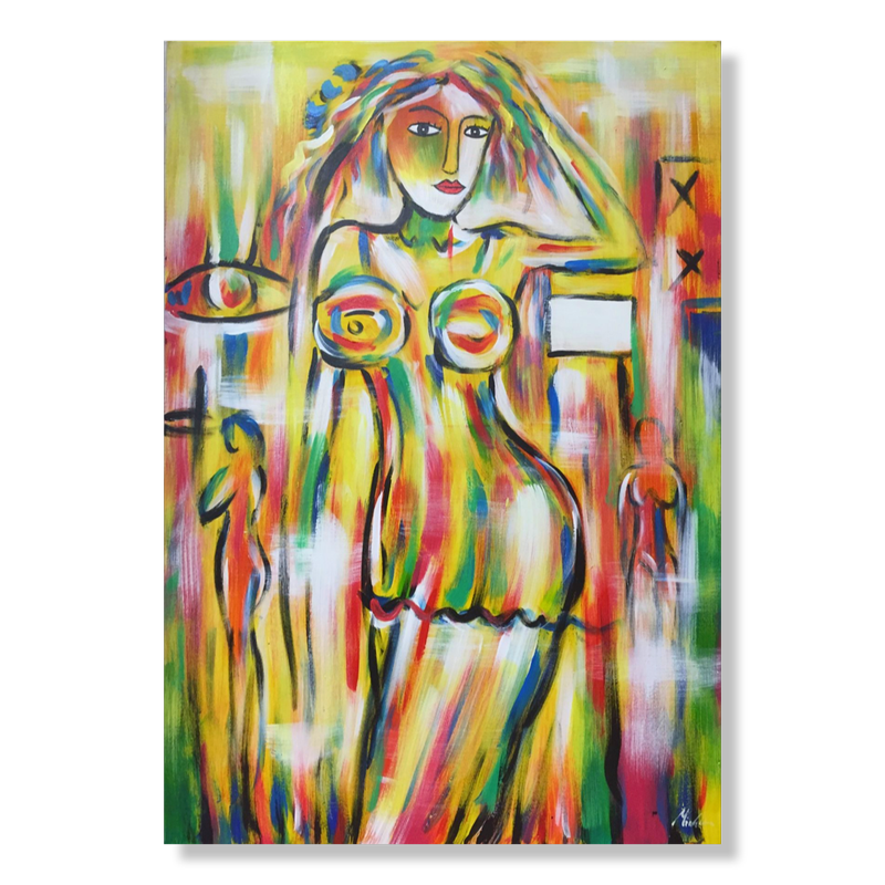 Et maleri af en kvinde