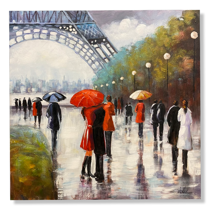 En tavla med eiffeltornet