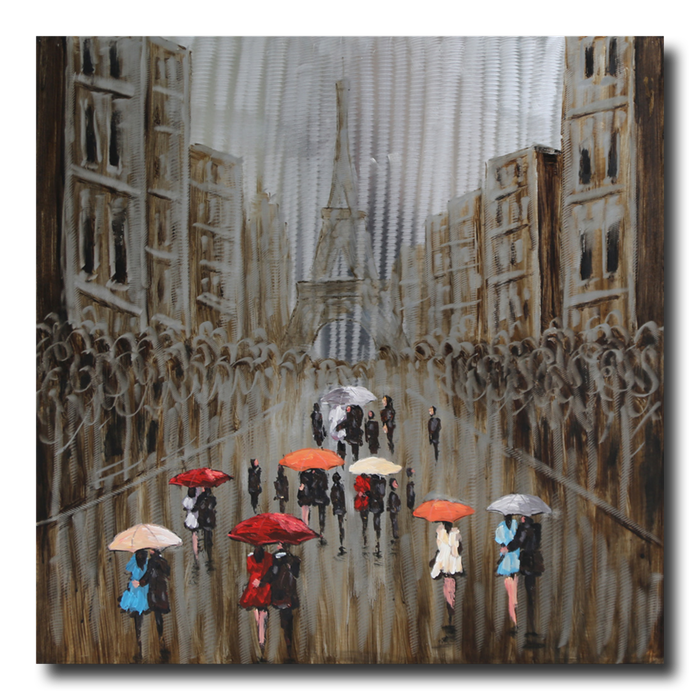 En målning med Paris