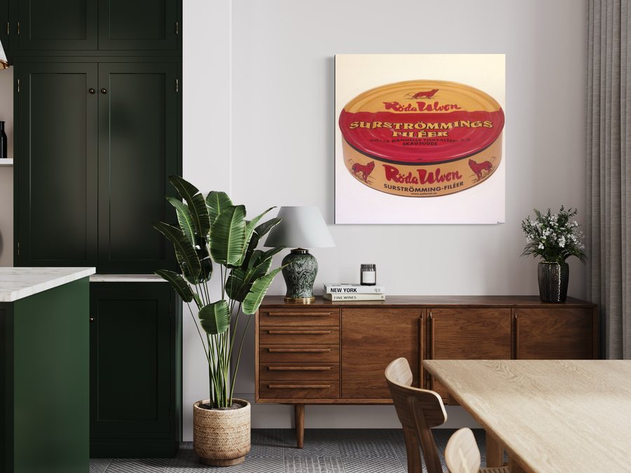 En tavla med surströmming