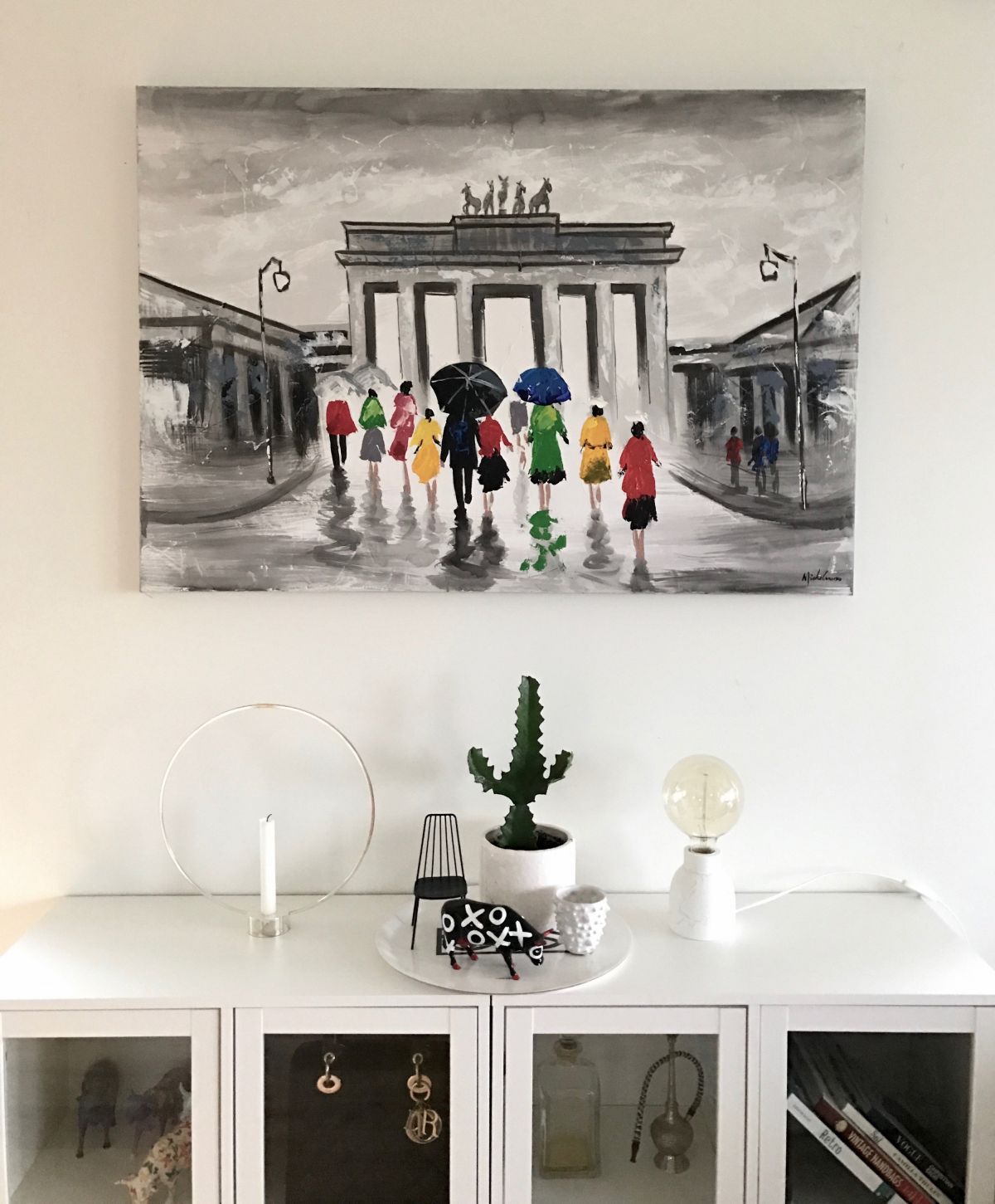 Een schilderij met Berlijn