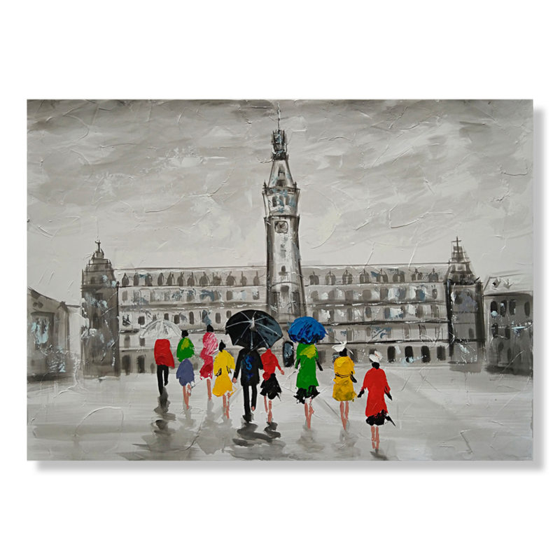 Maalaus Hampurin kanssa