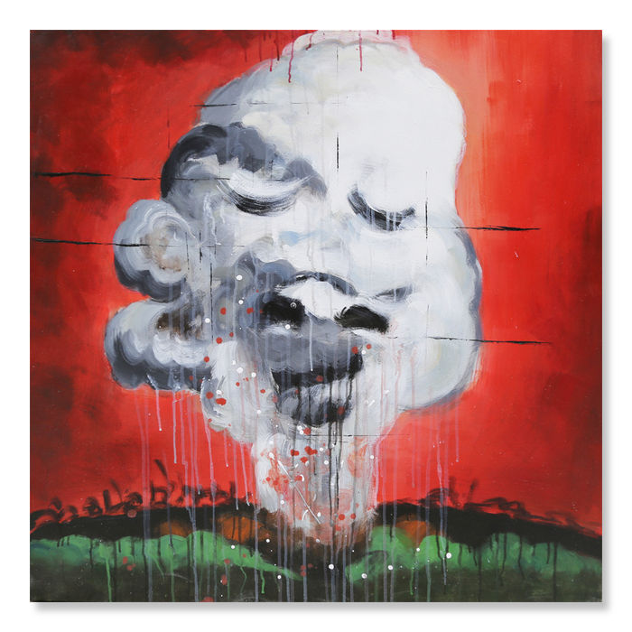 Een abstract schilderij