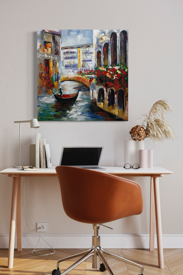 En tavla med motiv från Venedig