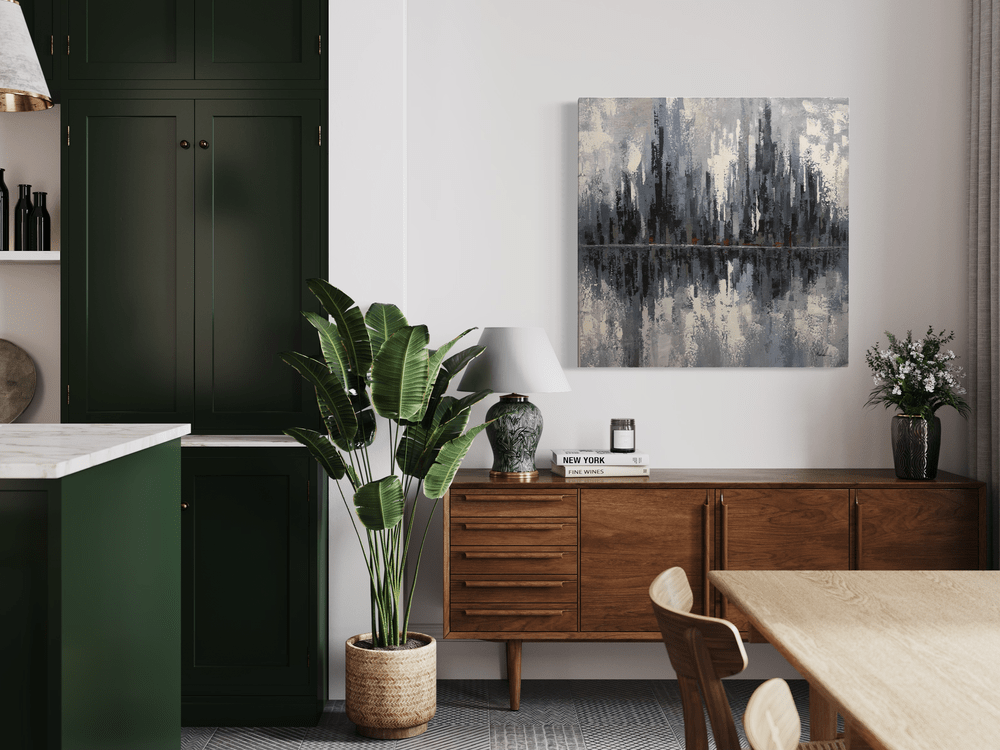 En abstrakt målning