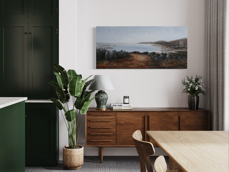 Ein Landschaftsgemälde