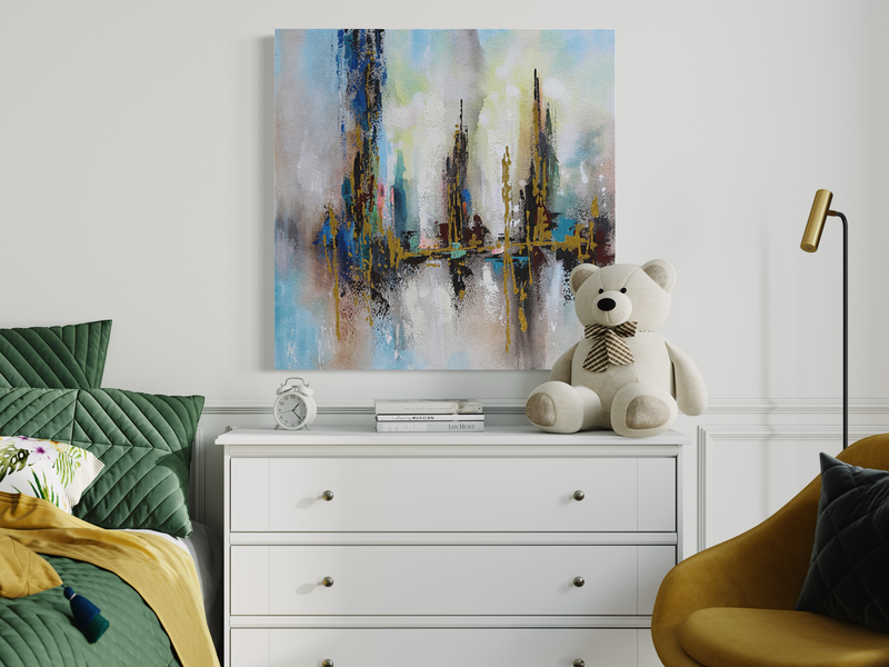 En abstrakt målning