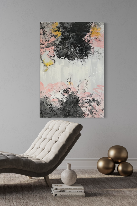 Een abstract schilderij