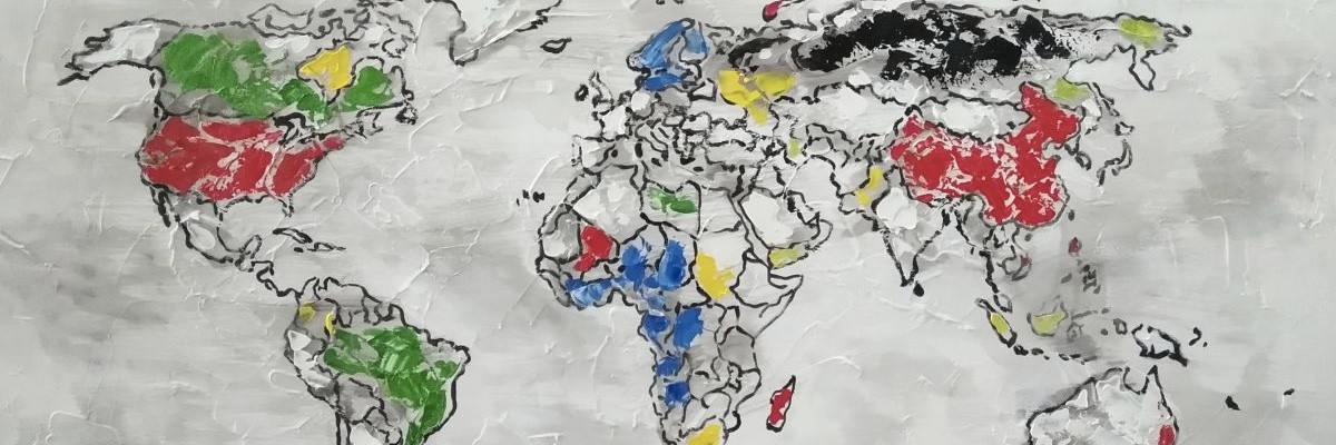 världskartor tavlor