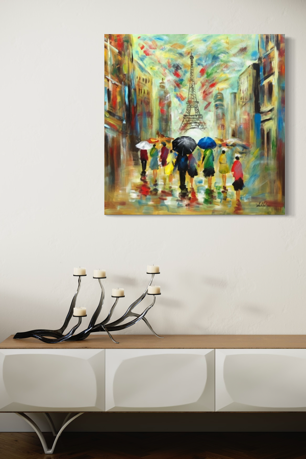 Obraz z motywami z Paryża