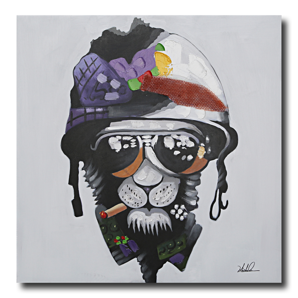 Et billede med en kat