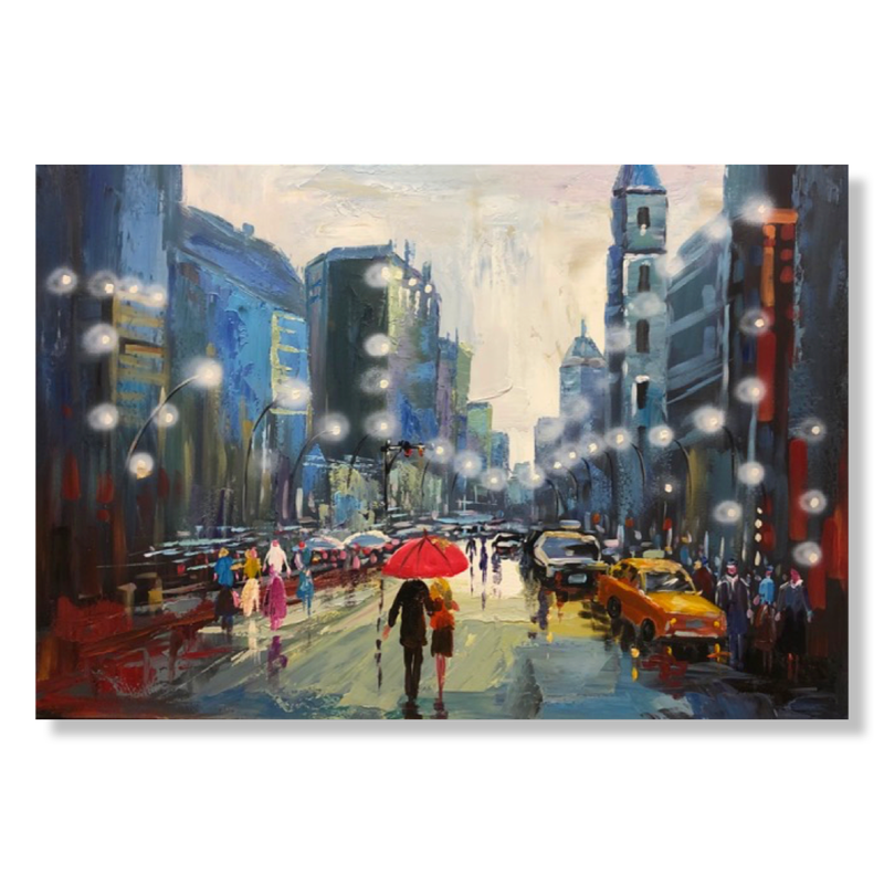 Obraz z motywami miejskimi