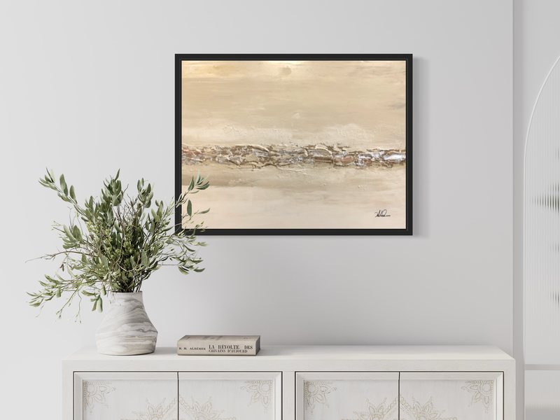 Een abstract schilderij