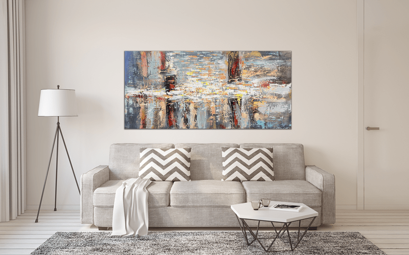 En abstrakt målning