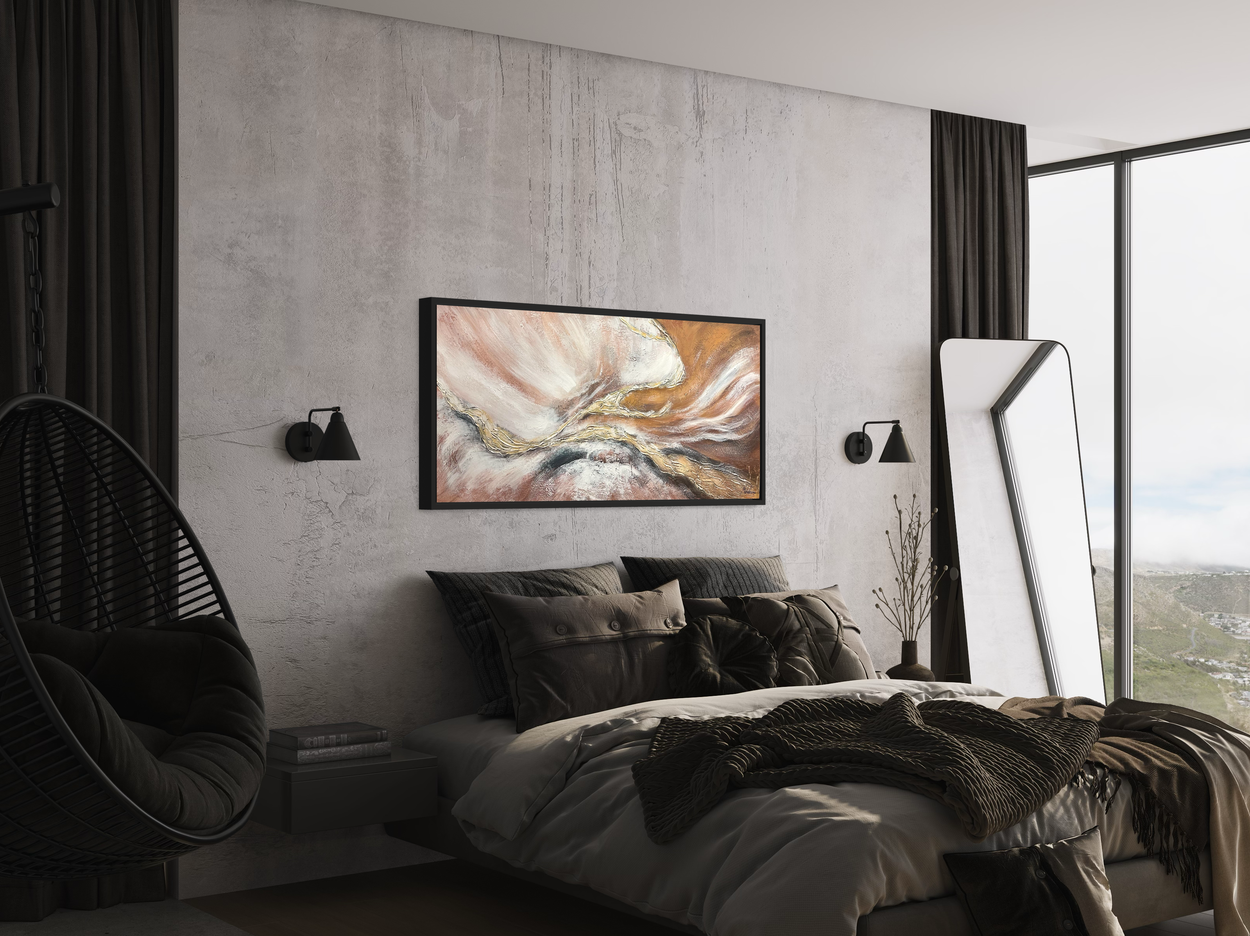 En abstrakt målning