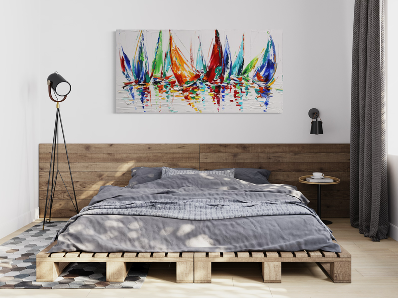 En abstrakt målning