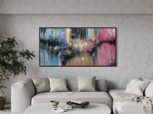 En abstrakt målning