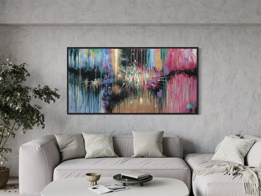 En abstrakt målning