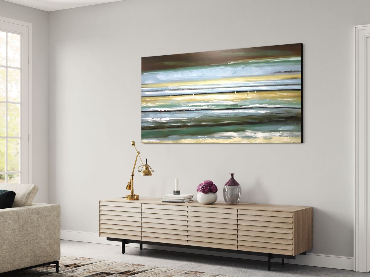 En abstrakt målning