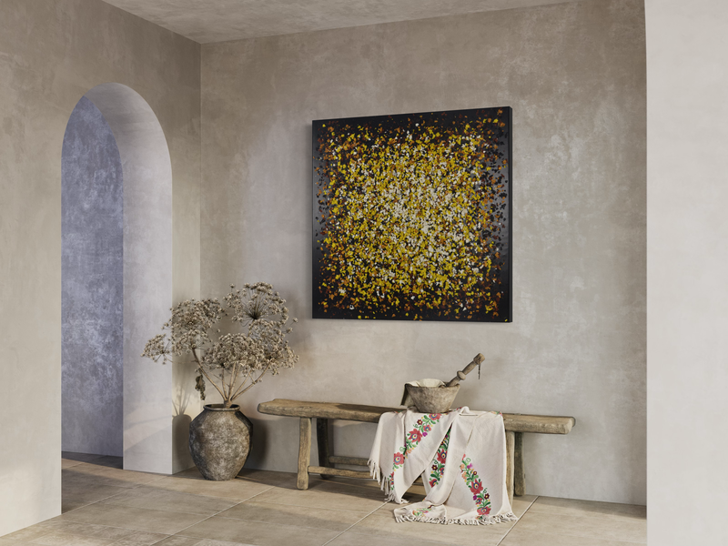 Ett konstverk inspirerat av vackra kronblad