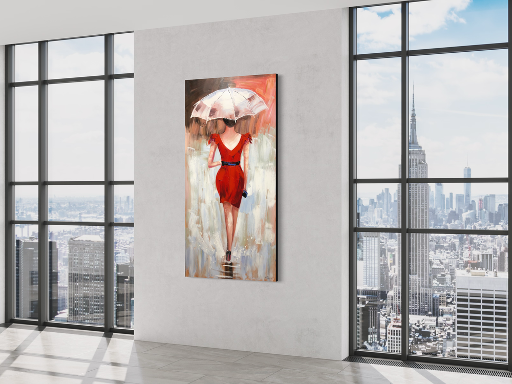 Et maleri av en kvinne