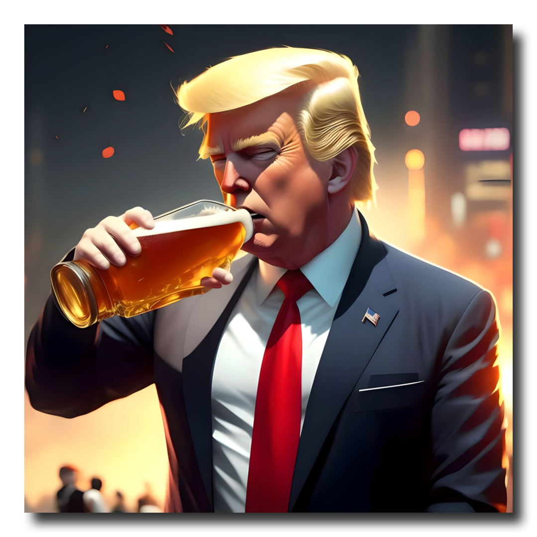 Et billede med trump