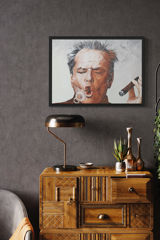Et maleri med legenden Jack Nicholson