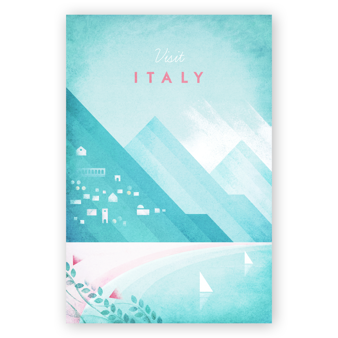 A poster visit Italy