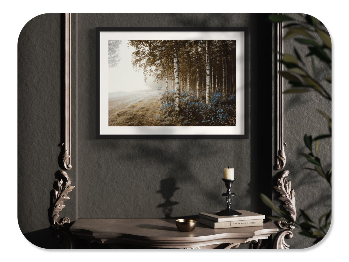 Poster als Wandkunst im Wohnraum